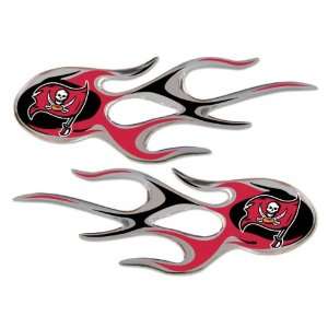  NFL Tampa Bay Buccaneers Sticker   Set of 2 Flame Sports 