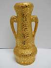 weeping bright gold vase  