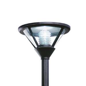  Architectural Cylinder Outdoor 100W Post Lamp Head in Dark 