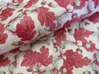 Titley & Marr Midhurst red curtain fabric material  