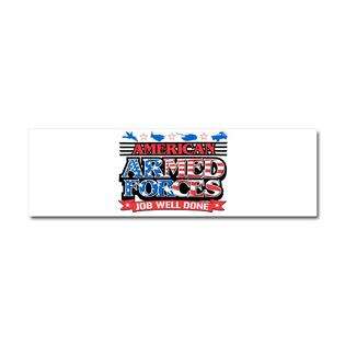 Artsmith Inc Car Magnet 10 x 3 American Armed Forces Army Navy Air 