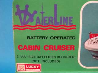 1970S BOAT  CABIN CRUISER  BATT/OP. BOXED HONG KONG  