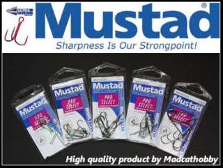 Mustad Fishing Hooks   #4 Aberdeen Long Shank Pro Select 3261 24pcs 