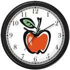 WatchBuddy Red Apple 1 Wall Clock by WatchBuddy Timepieces (Slate Blue 