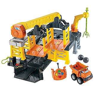 Big Action Construction Site w/ Remote Control  Fisher Price Toys 