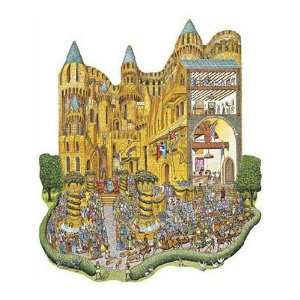   Royal Festival Castle Al Lorenz Shaped 1000 Piece Jigsaw Puzzle