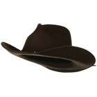 e4Hats Faded Lady Wool Felt Cowboy Hat   Brown