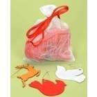   Club Pack of 120 Home for the Holidays Felt Animal Christmas Ornaments