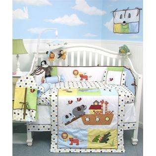 SOHO DESIGNS Noah Ark Baby Crib Nursery Bedding 10 Pcs SET 