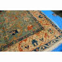 9ft x 12ft Turkish Hand Knotted Wool Rug  SALE  