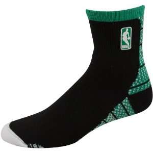  NBA Black Green White Pulse Crew Socks