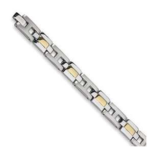  Titanium 24k Gold Plating Bracelet TBB126 9 Jewelry