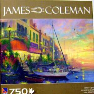  JAMES COLEMAN HARBOUR LIGHTS 750 Piece PUZZLE: Toys 