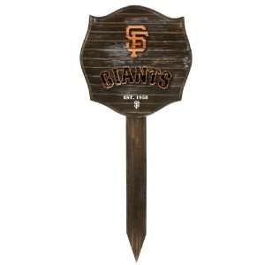    MLB San Francisco Giants Stake Wood Sign: Sports & Outdoors