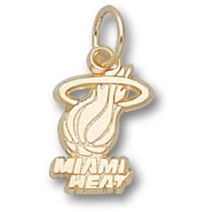  Miami Heat Pendant   10K Gold Team Logo GEMaffair 