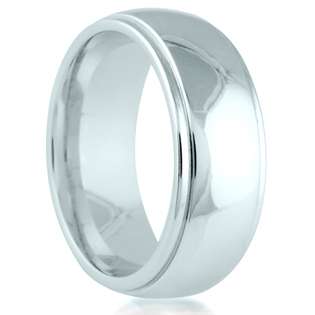  8mm Comfort Fit Wedding Ring Mens New Band  Pompeii3 Inc. Jewelry 