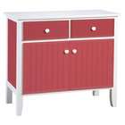 Papila Design Buffet Table in Cottage Red & White