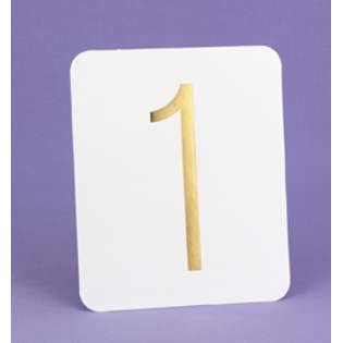 Gold Table Number Holders  