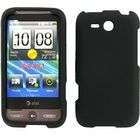 HTC Freestyle Snap On Rubberized Protector Case (Black)