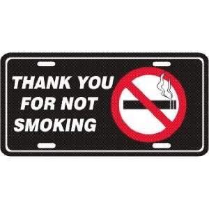  Non Smoking Sign Metal License Plate Tag Sports 
