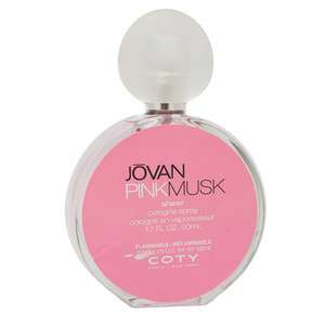 JOVAN PINK MUSK Perfume, COL SPR 1.7oz UNBOXED [JO689  