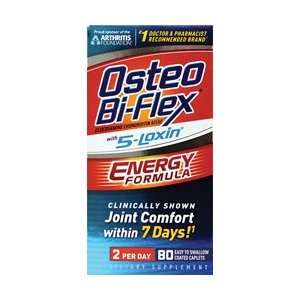 Osteo Bi flex Energy Formula, 80 Easy to Swallow Coated Caplets