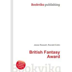  British Fantasy Award Ronald Cohn Jesse Russell Books