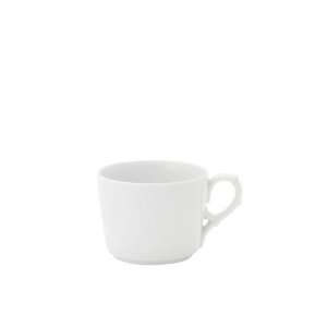   Époque white coffee cup art nouveau 6.76 fl.oz
