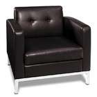Office Star Products Sofa Arm Chair with Button Tufted Back in 