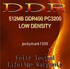   PC3200 184PIN DDR 400 MHz DIMM MEMORY Desktop MODULE ram Low Density