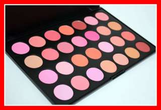   28 color blush powder makeup palette shimmer set 10 for cosmetic brush
