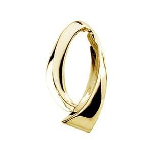 Oblong Slide Pendant In Yellow Gold Jewelry