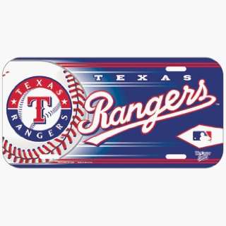 Texas Rangers License Plate 