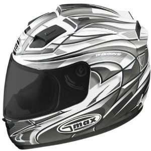  GMAX GM68 Max Silver Platinum Series Helmet   Size  Small 