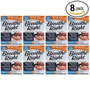  (112 Strips) Breathe Right Clear Nasal Strips Small Medium 