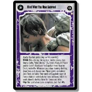  Star Wars CCG Special Edition Rare Mind What You Have 