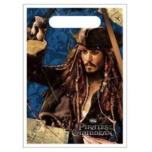   Pirates of the Caribbean 4 Treat Bags (8) Party Supplies Toys & Games