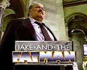 Jake & The Fatman,CBS,Studio Signage,1987,Vintage,Silk screened 