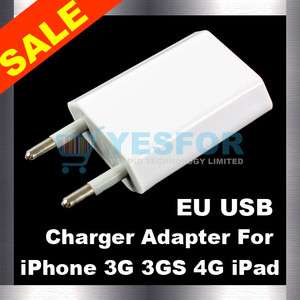   quantity Portable EU AC Wall USB Charger Adapter For iPhone 3G 3GS 4G