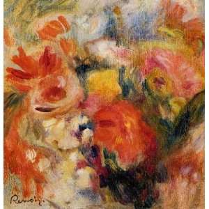   size 24x36 Inch, painting name Flower Study, by Renoir PierreAuguste