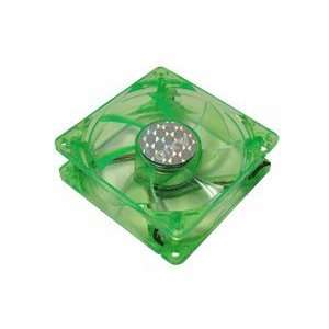   Red & Blue Flash LED Green Case computer Cooling Fan: Electronics