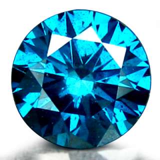   ~HUGE AMAZING RAREST NATURAL ROUND AAA BEST VIVID BLUE DIAMOND  