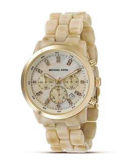 MICHAEL Michael Kors Faux Horn Chronograph Bracelet Watch, 40 mm   All 