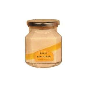 Candle, Scented Deco Jar, Pina Colada (White/Yellow)