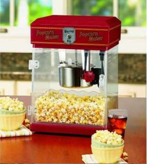 190 Waring Pro Professional Movie Popcorn Maker Red WPM25 BRAND NEW 