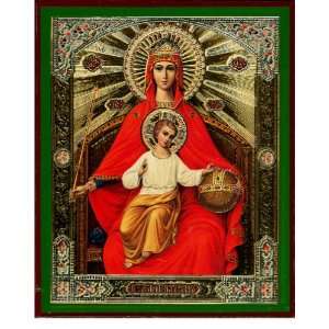  Virgin of Almighty, Orthodox Icon 