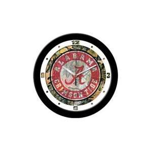  Alabama Crimson Tide Camo Wall Clock
