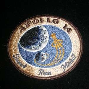APOLLO 14 SHEPARD ROOSA MITCHELL PATCH NEW  