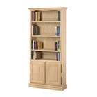   Designs Americana 84 Oak Bookcase with Doors   Finish Unfinished