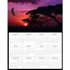  Nature Sunset Wall Calendar 2010: Office Products